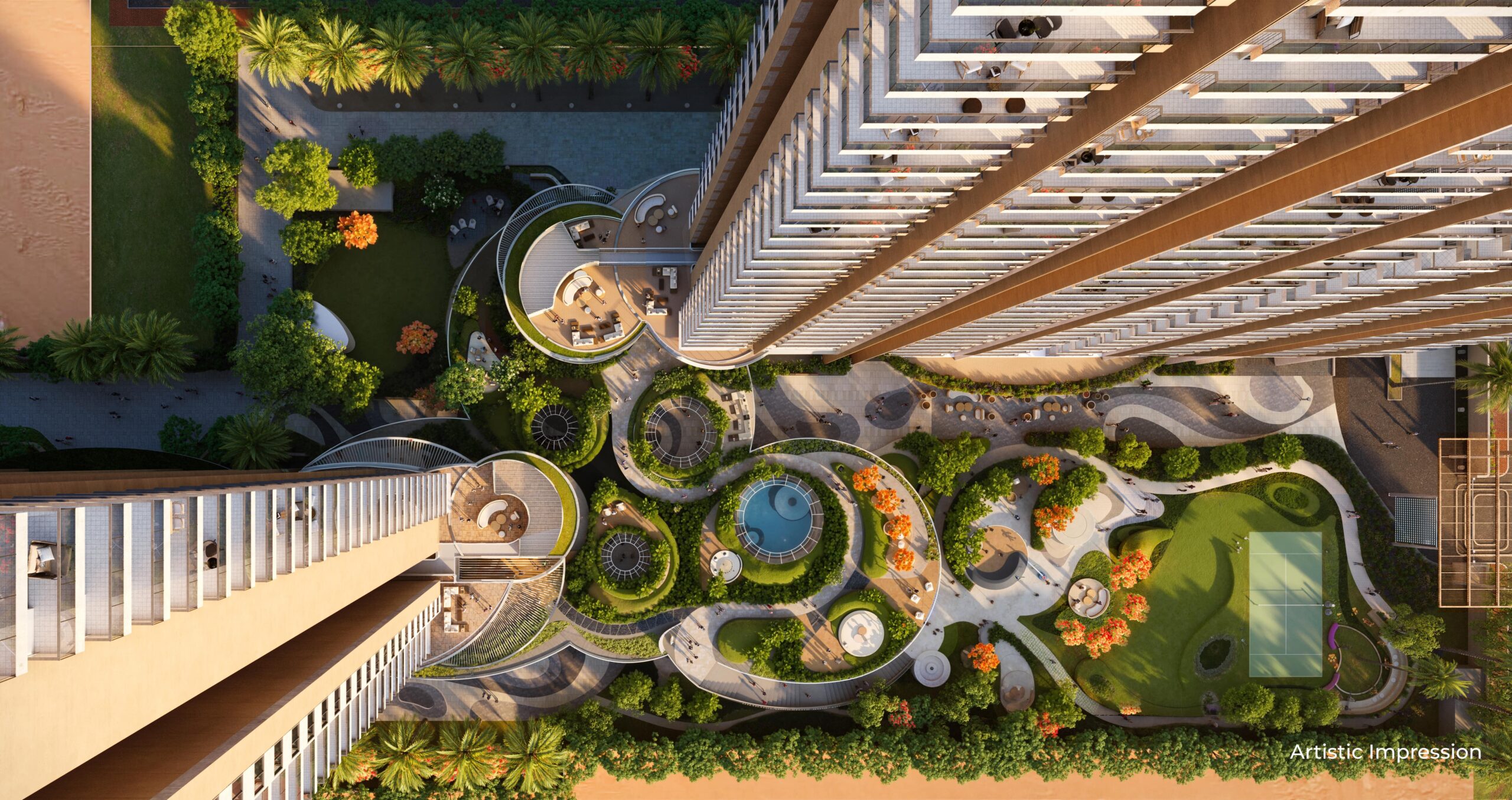 Conscient Elaira aerial view